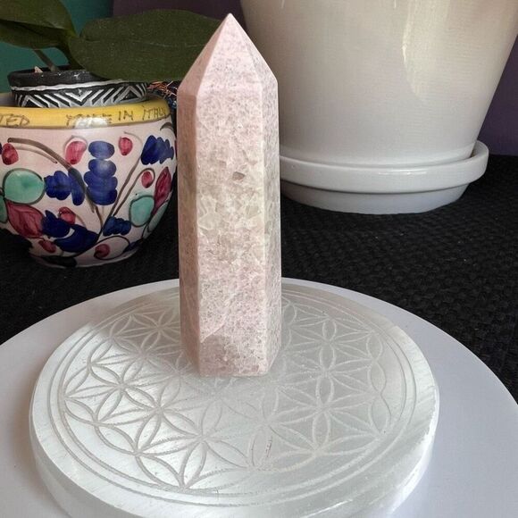 Pink Opal Crystal Tower Meditation Healing Stone (#5)‎ - Picture 5 of 12